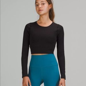 Lululemon Align Long Sleeve Tee. Size 8. Black.